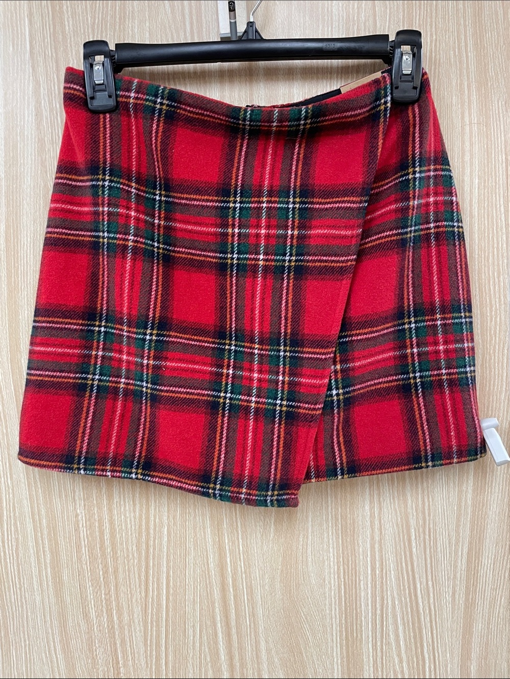 NWT Hollister Red Plaid Skirt Size XS